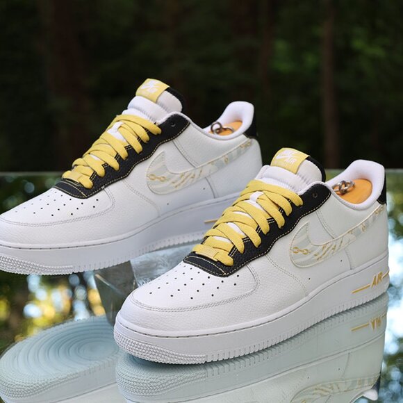 Nike Air Force 1 Low Gold Links Zebra Print - Picture 9 of 15